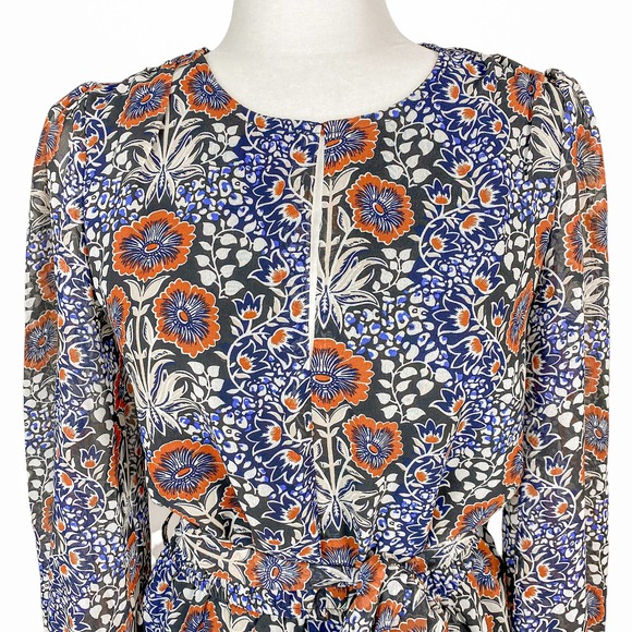 Walter Baker Dress Melissa Navy Pansy Size Small - Picture 8 of 13